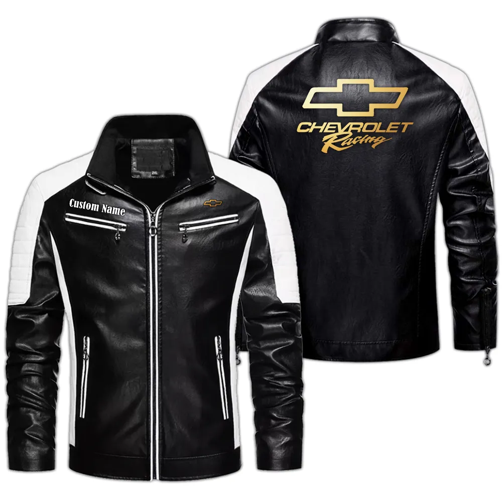 Durable Wear Men's Pu Leather Jacket, Garage Life PU Jacket CAR040 - Black