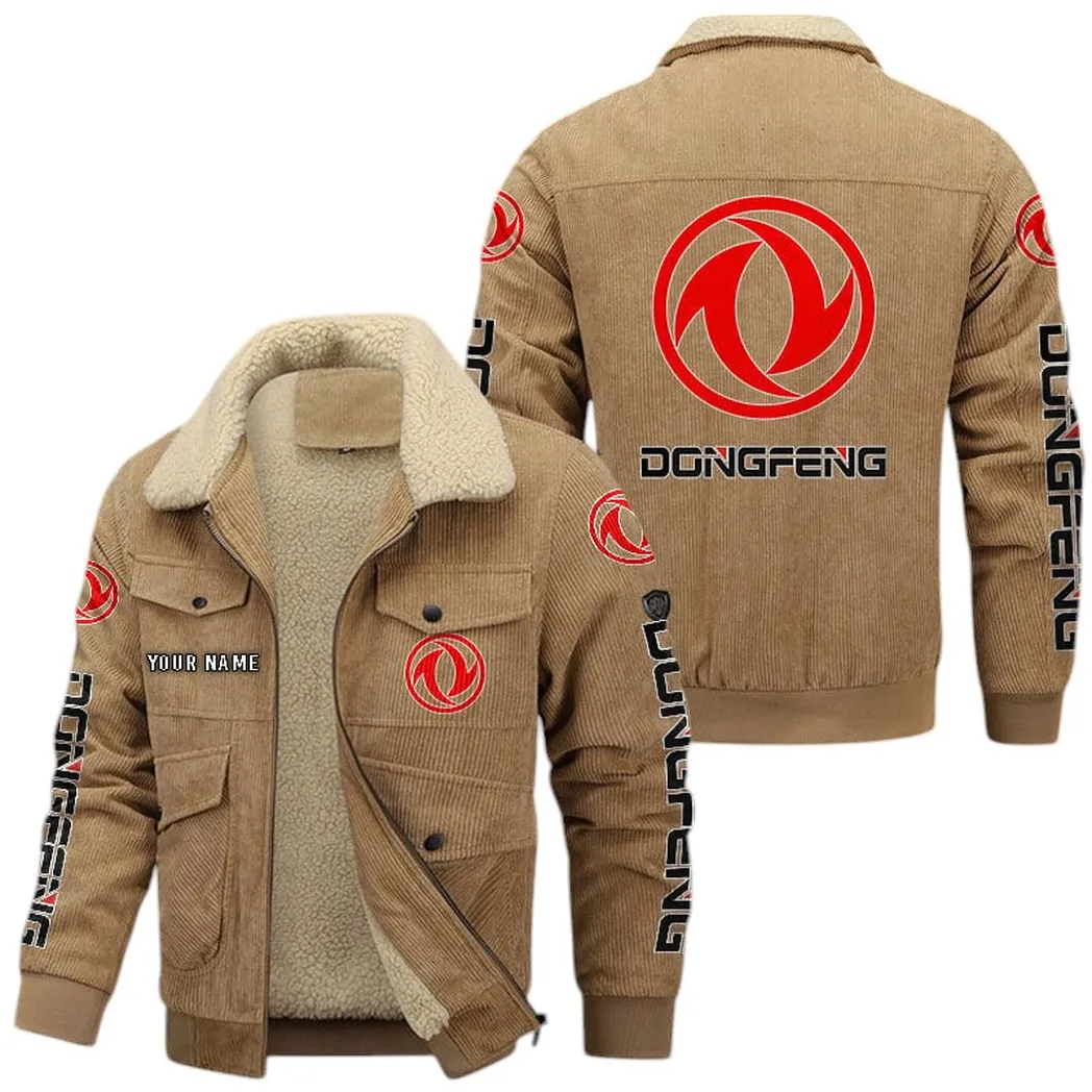 Dynamicforce Trucks Thickened Corduroy Jacket, Heavy Corduroy Supporter Style CAR149 - Khaki
