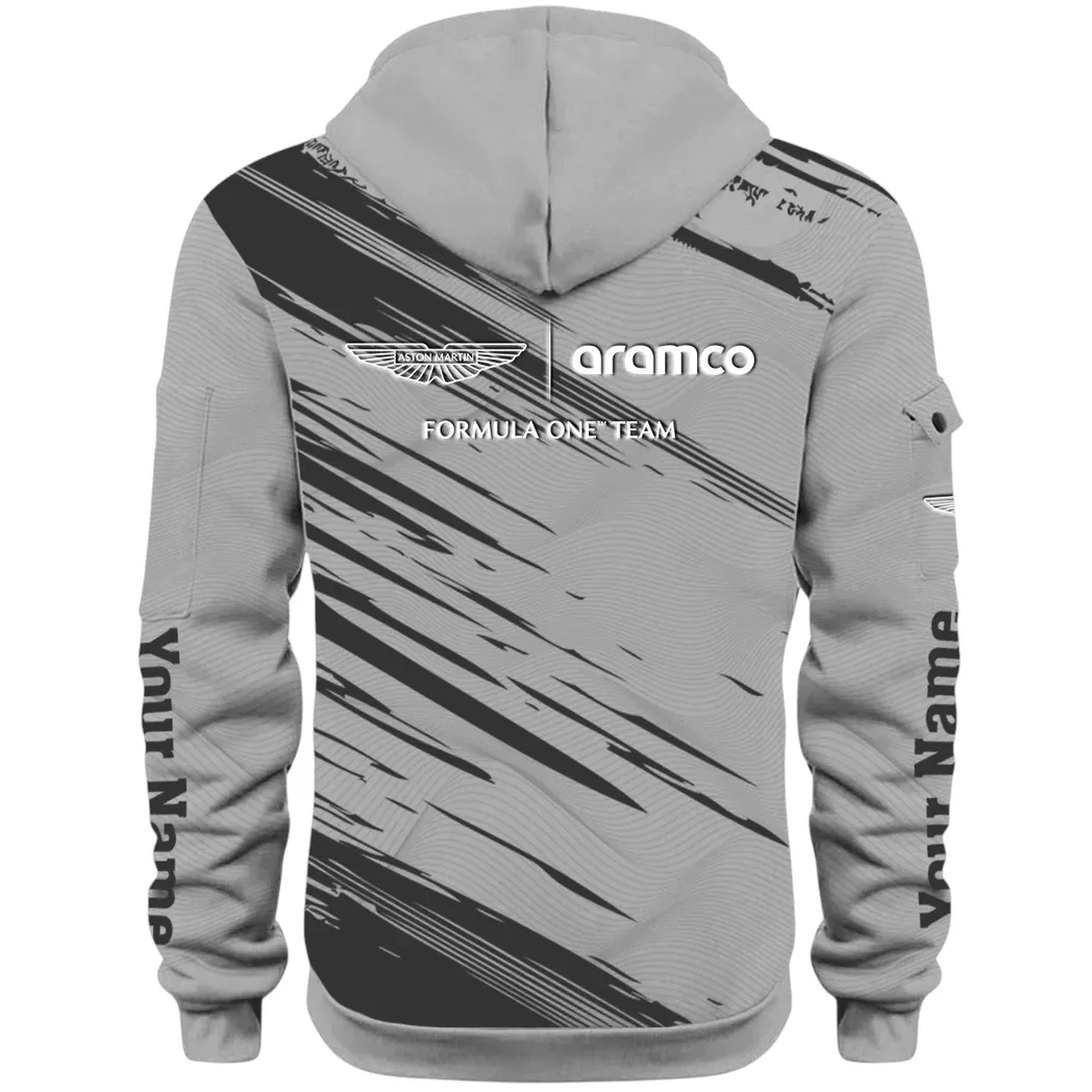 Elegant Grand Tourer Hoodie Half Zip 3D, Casual Fit for Everyday Wear Hoodie CAR514 - Gray - Image 3