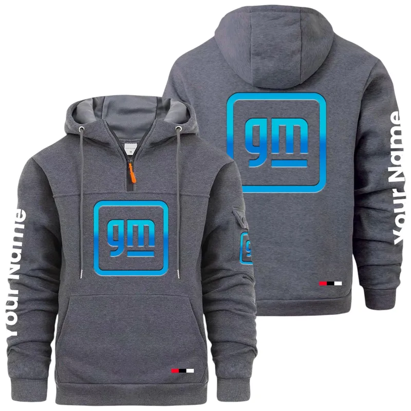 Engine & Vehicle Line Large Pocket Hoodie, Gearhead Streetwear Pullover CAR514 - Dark Gray