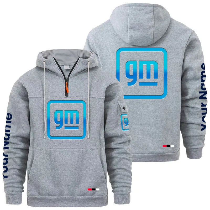 Engine & Vehicle Line Large Pocket Hoodie, Gearhead Streetwear Pullover CAR514 - Light Gray