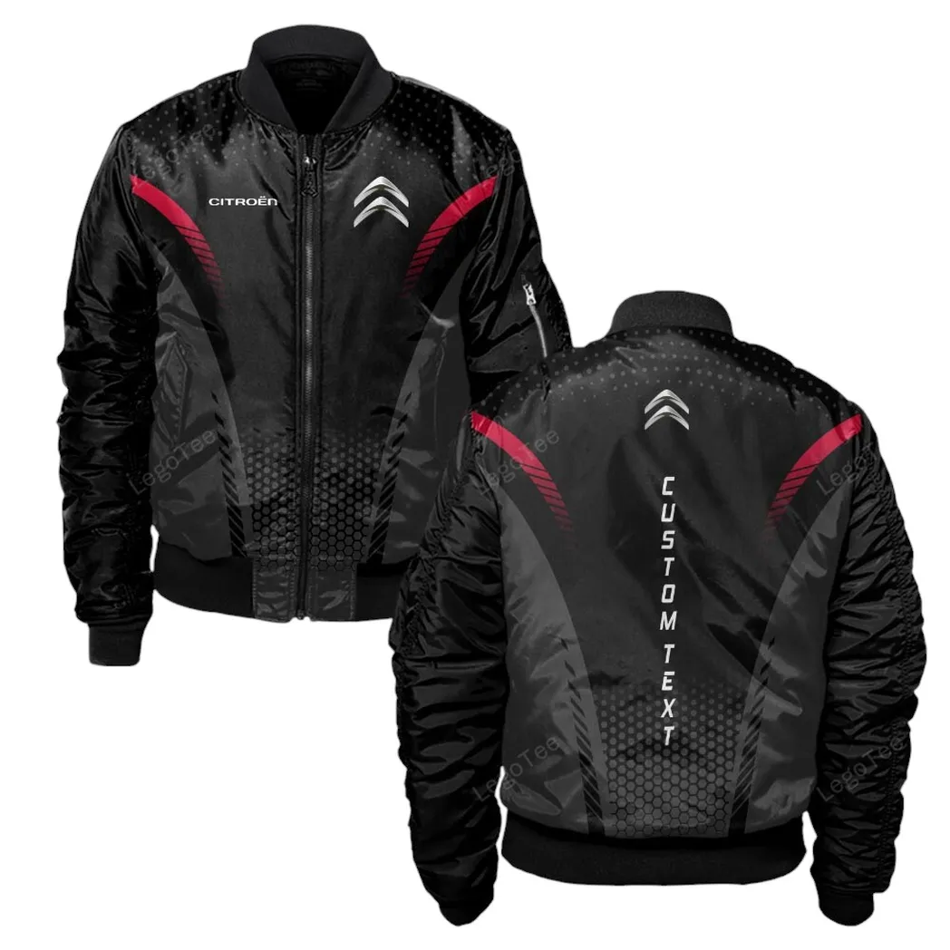 European Car Bomber Jacket, Classic Bomber Jacket Fans CAR108