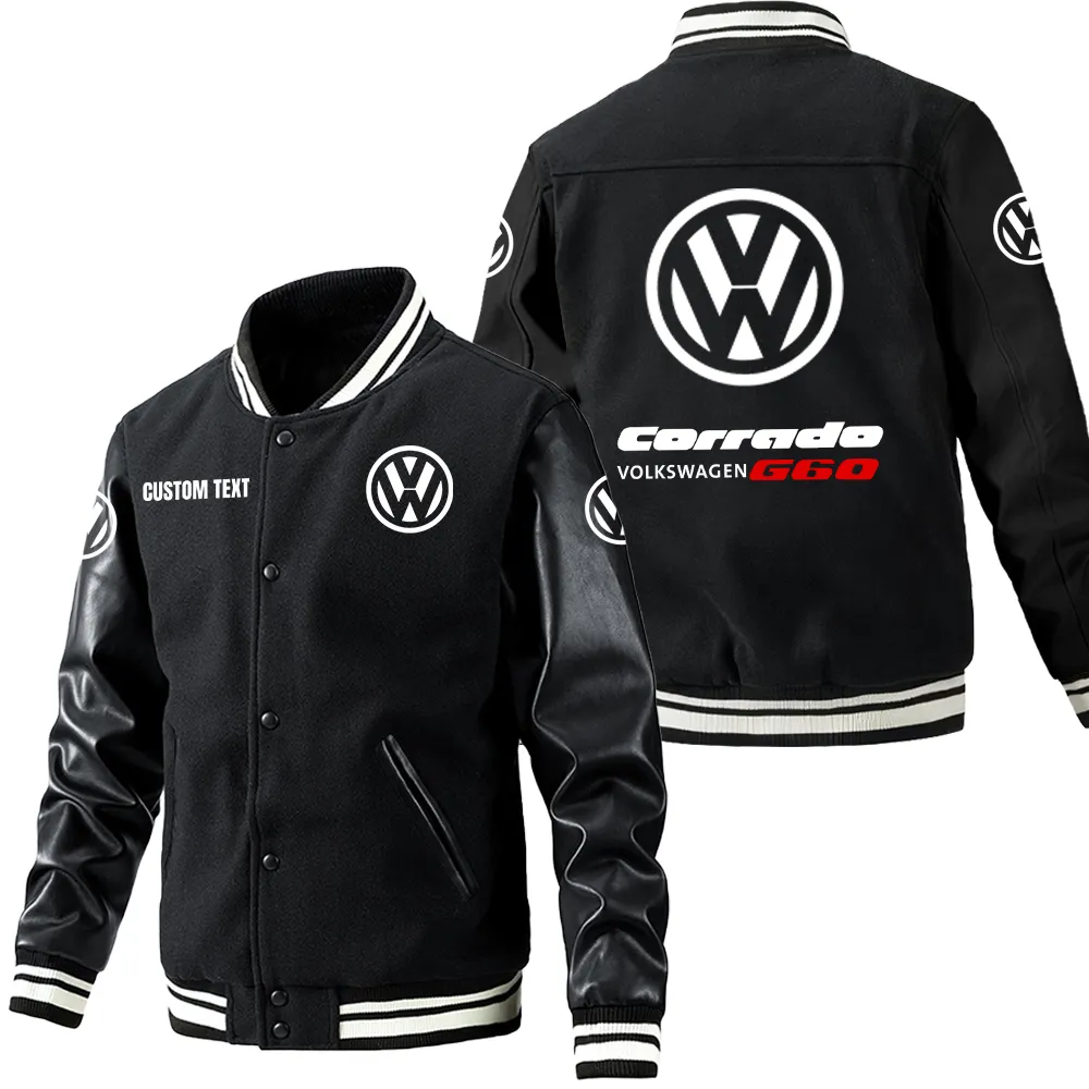 Everyday Gear Leather Baseball Jacket, Varsity Spirit Rider Style CAR180 - Black