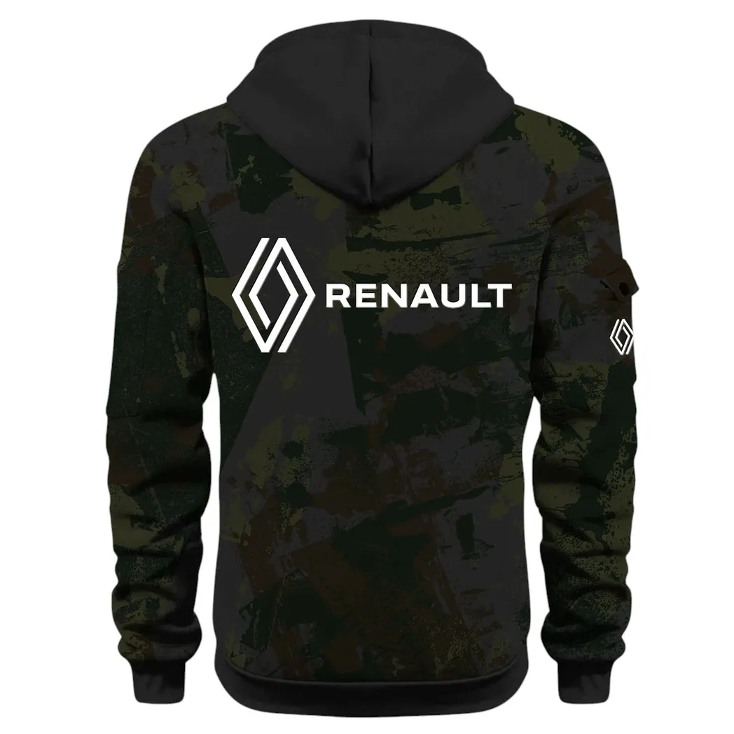 Everyday Ride Hoodie Half Zip 3D Print, Sporty Urban Comfort Hoodie CAR514 - Black - Image 3