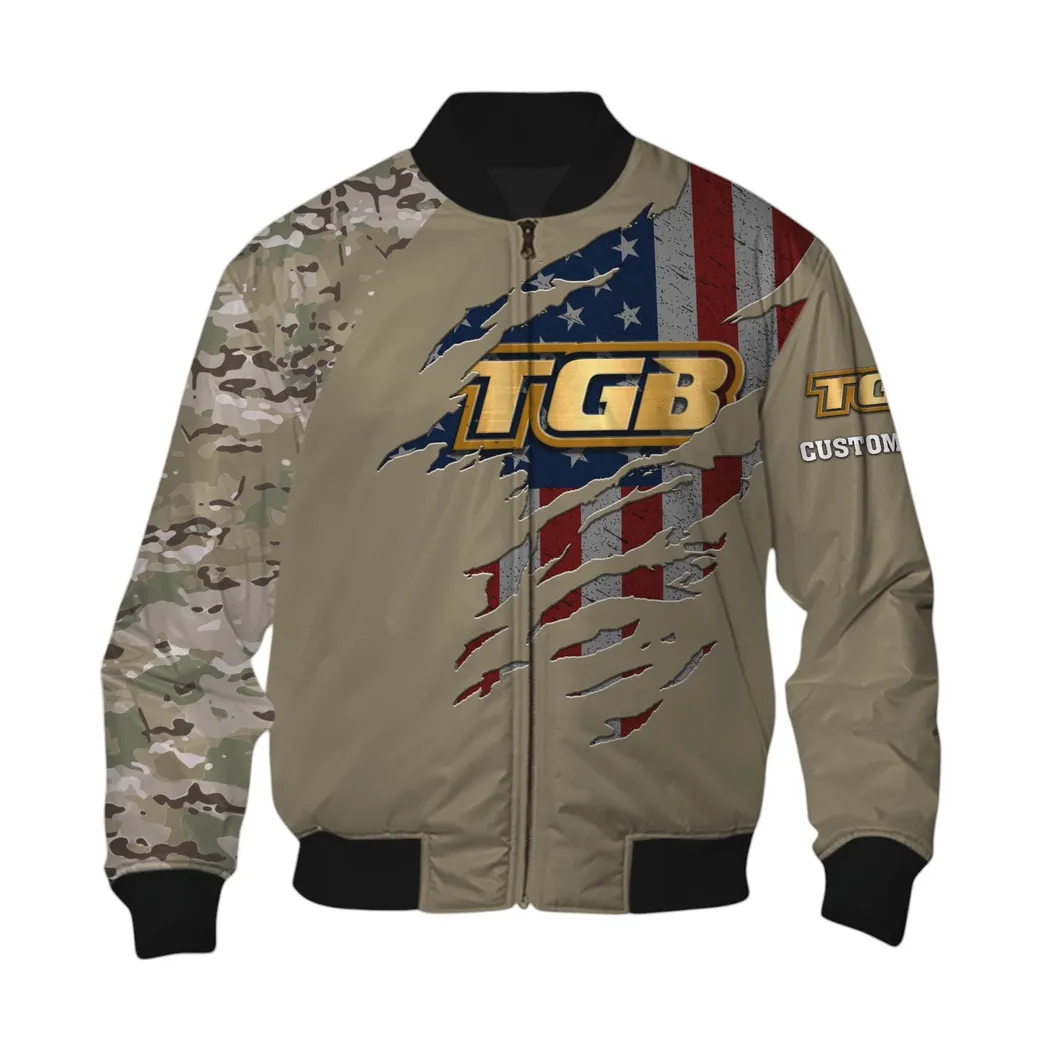 Everyday Ride Manufacturer Bomber Jacket, Custom Game Day Bomber CAR460