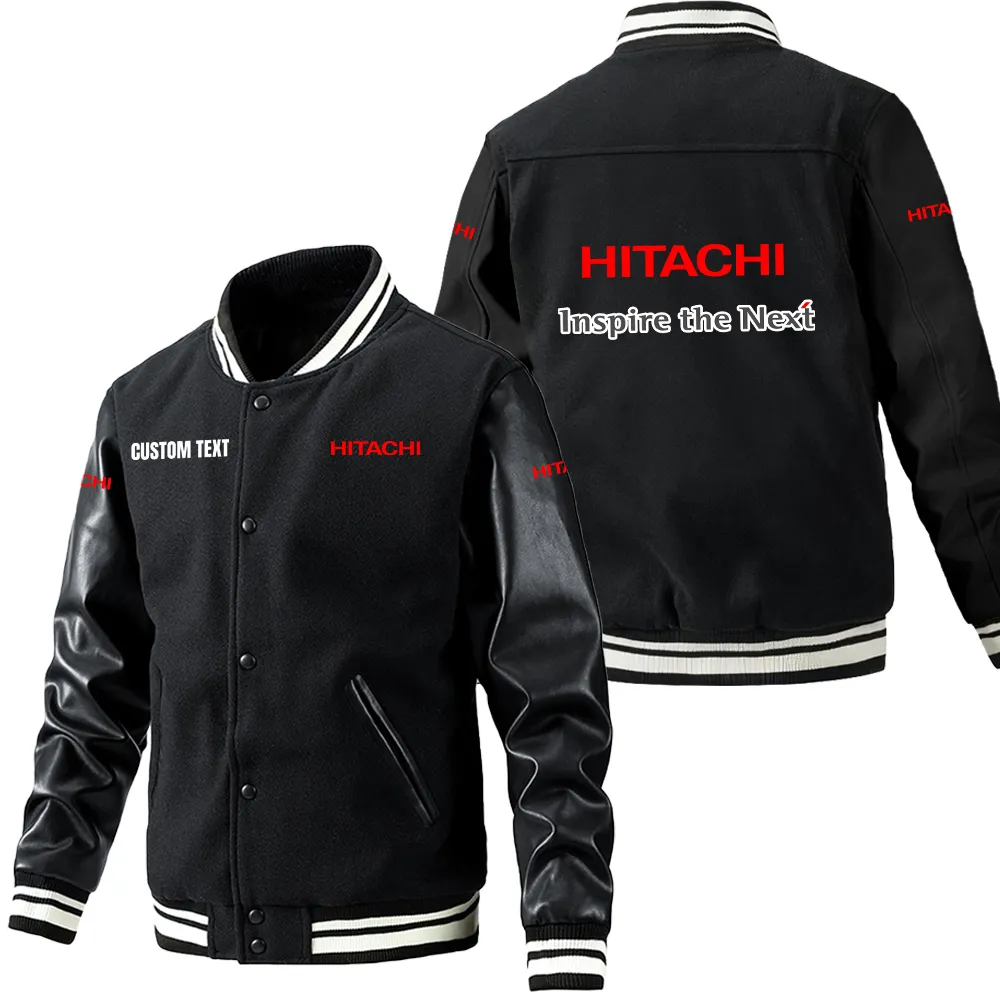 Everyday Spirit Leather Baseball Jacket, Urban Gearhead Leather Style CAR180 - Black