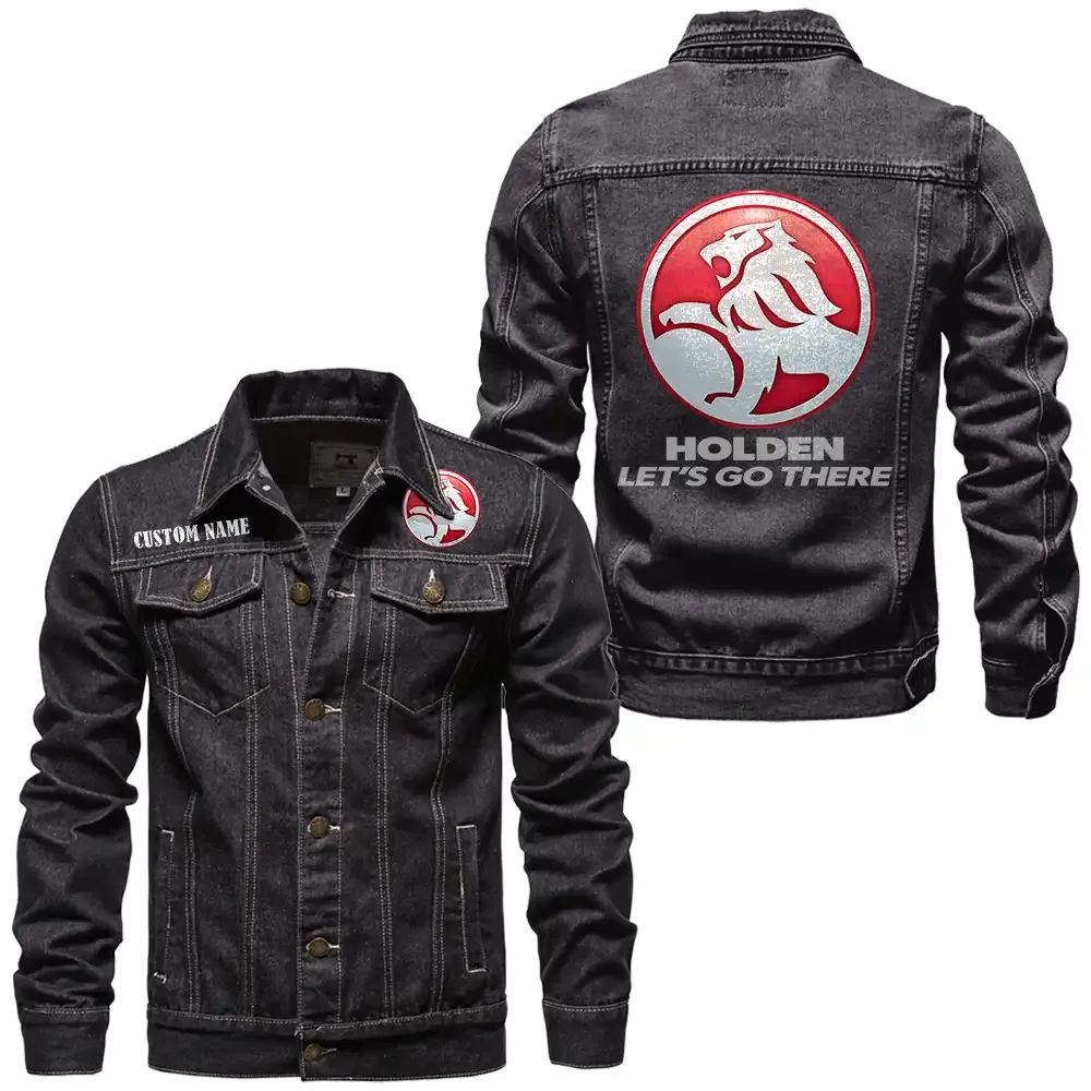 Family Sedan Denim Jacket, Denim Jacket Built Tough CAR190 - Black