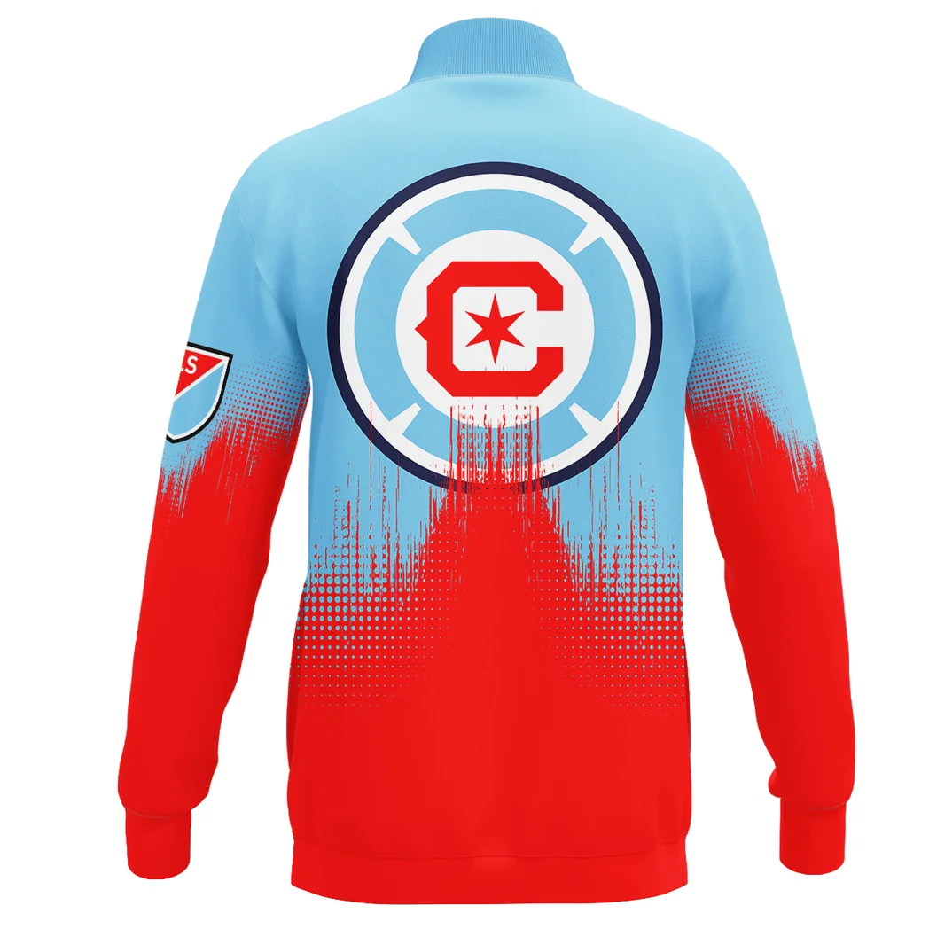 Fan Culture Stand Collar Jacket, Performance Wear for Sport Fans HVN1312CF - Image 3