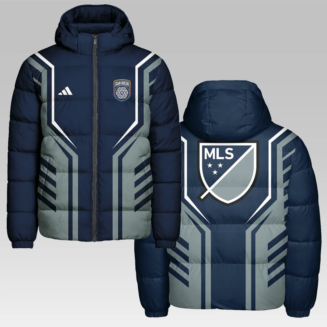 Fan Flow Hooded Cotton Jacket, Stadium-Ready Heavyweight Puffer HVN1310SD