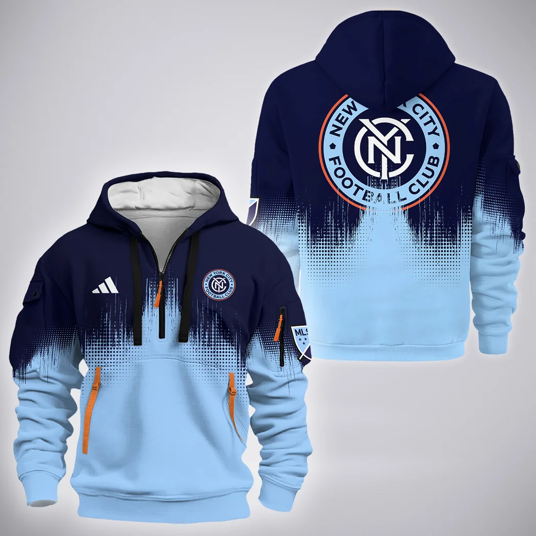 Fan Flow Hoodie Half Zip 3D, Active Supporter Half-Zip Hoodie HVN1312NY