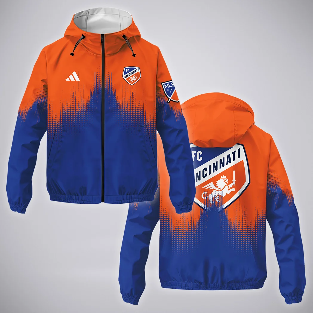 Fan Pulse Windbreaker Jacket, Stadium-Ready Waterproof Jacket HVN1312CF