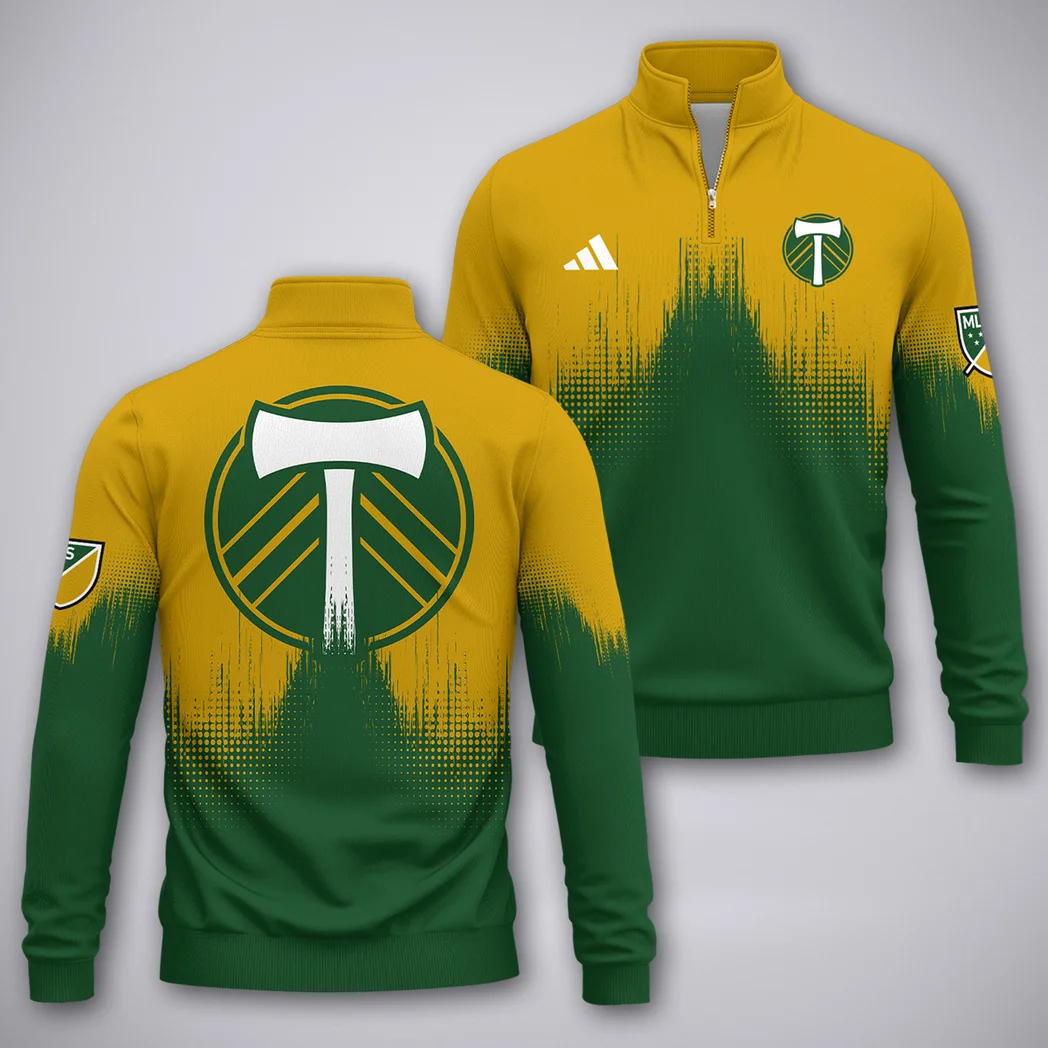 Fan Spirit Quarter-Zip Sweatshirt, Modern Sport Fan Sweatshirt HVN1312PT