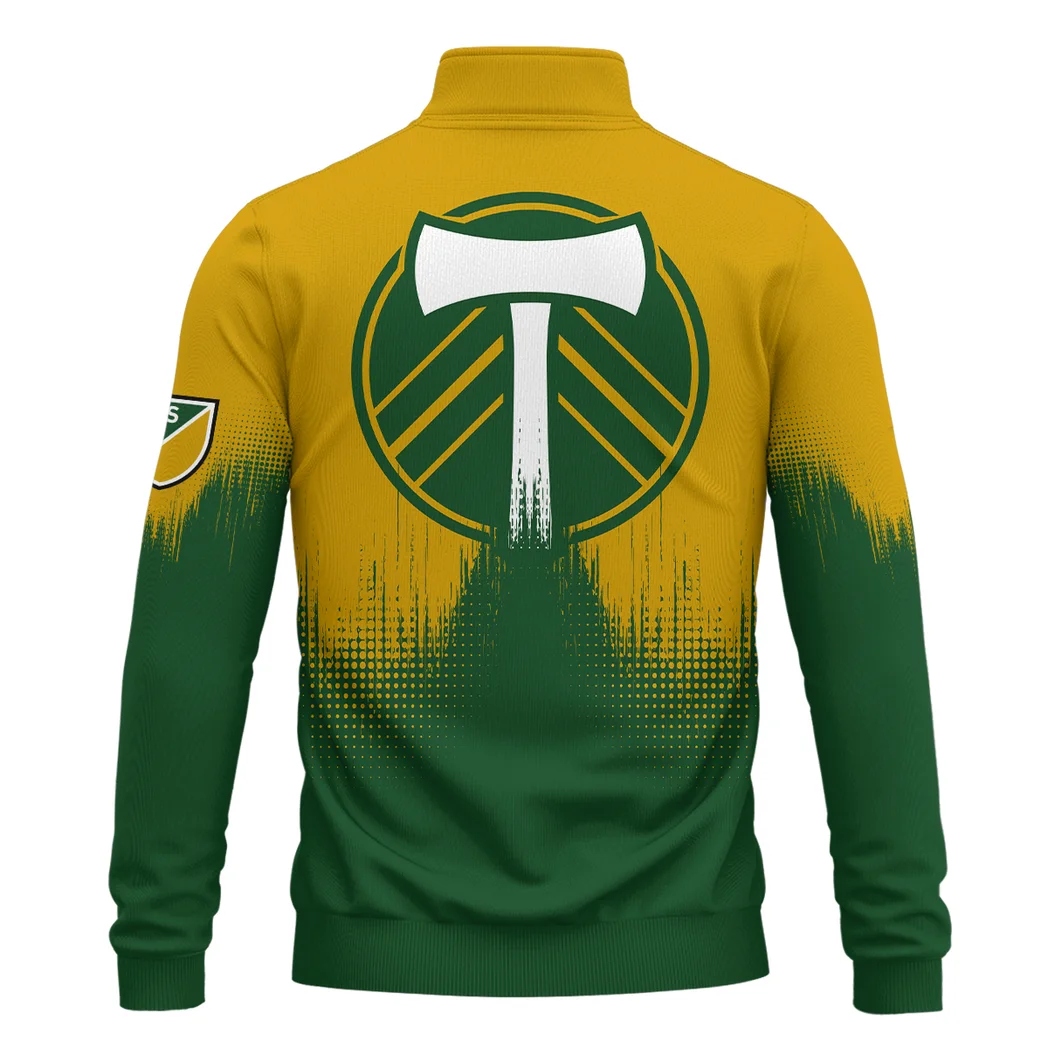 Fan Spirit Quarter-Zip Sweatshirt, Modern Sport Fan Sweatshirt HVN1312PT - Image 3