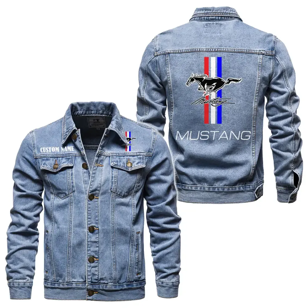 Fastback Coupe Denim Jacket, Rugged Jacket Garage Comfort CAR190 - Light Blue