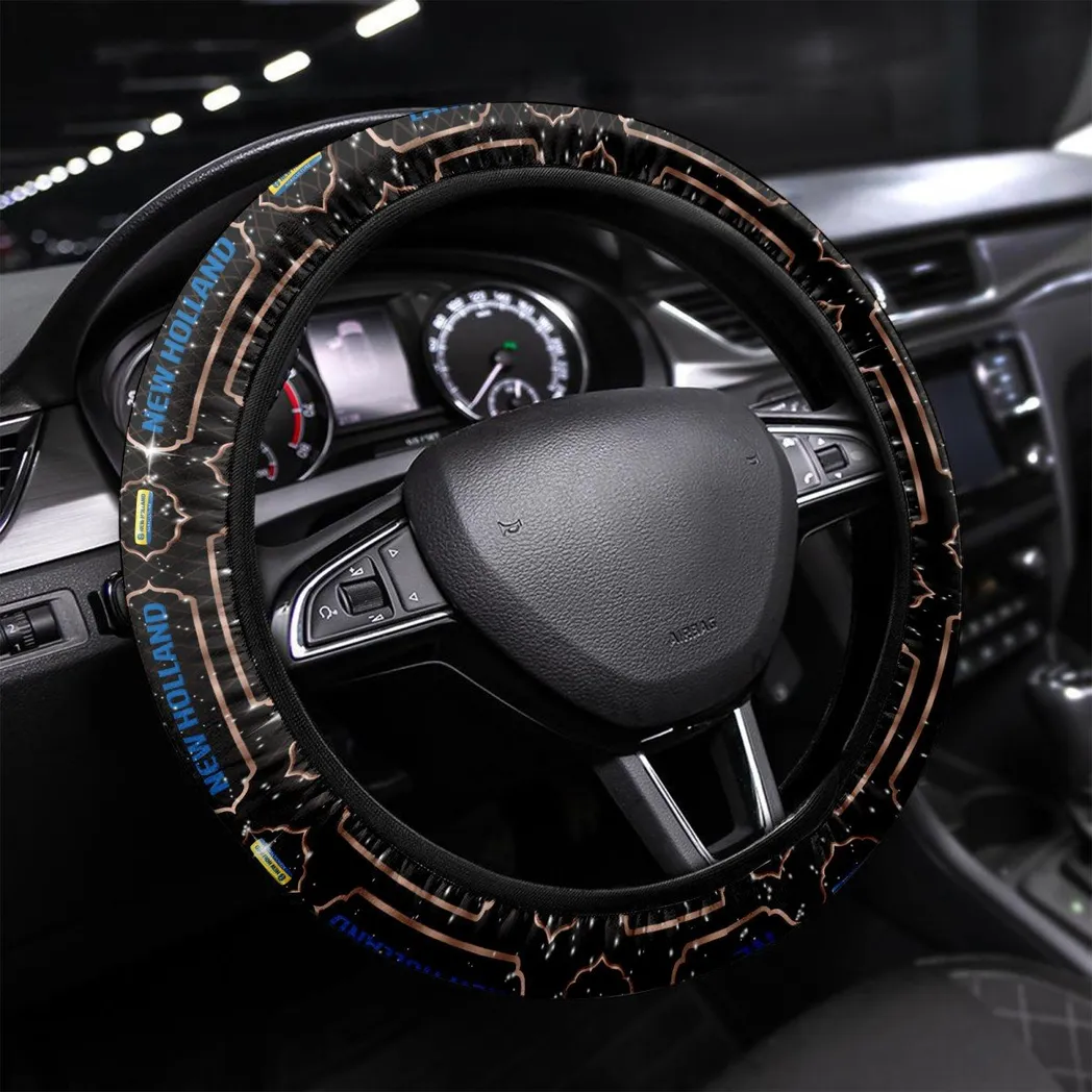 Field Work Machine Steering Wheel Cover 3D Print, Precision Fit Steering Cover CAR550 - Brown