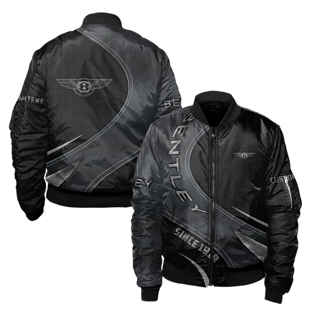 Flagship Luxury Auto Bomber Jacket, Classic Bomber Jacket Fans CAR171