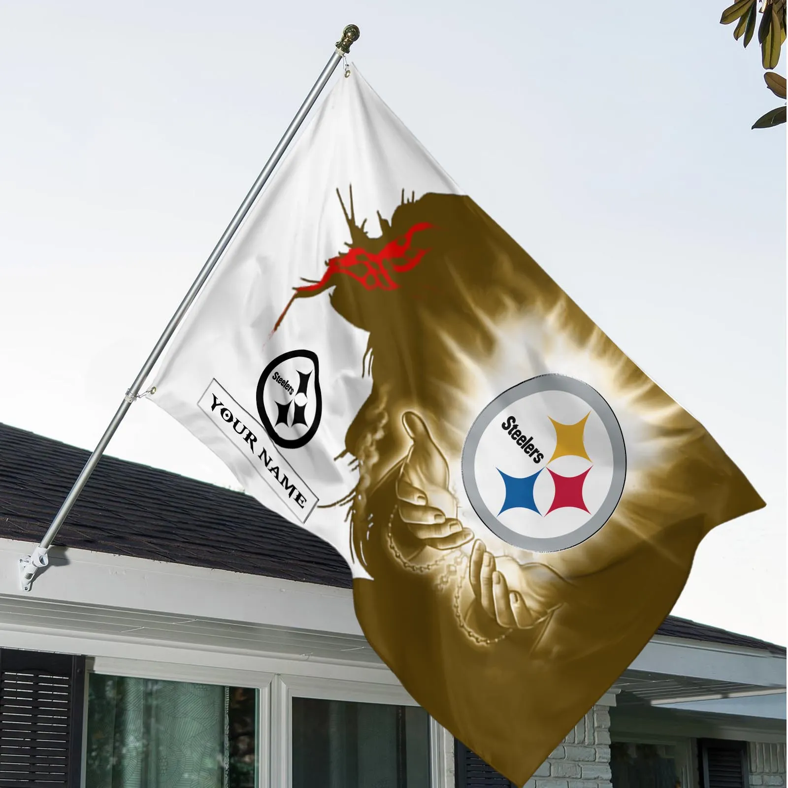 Football Steel Crew Flag 3D Print, Team Pride Custom Flag NFL103