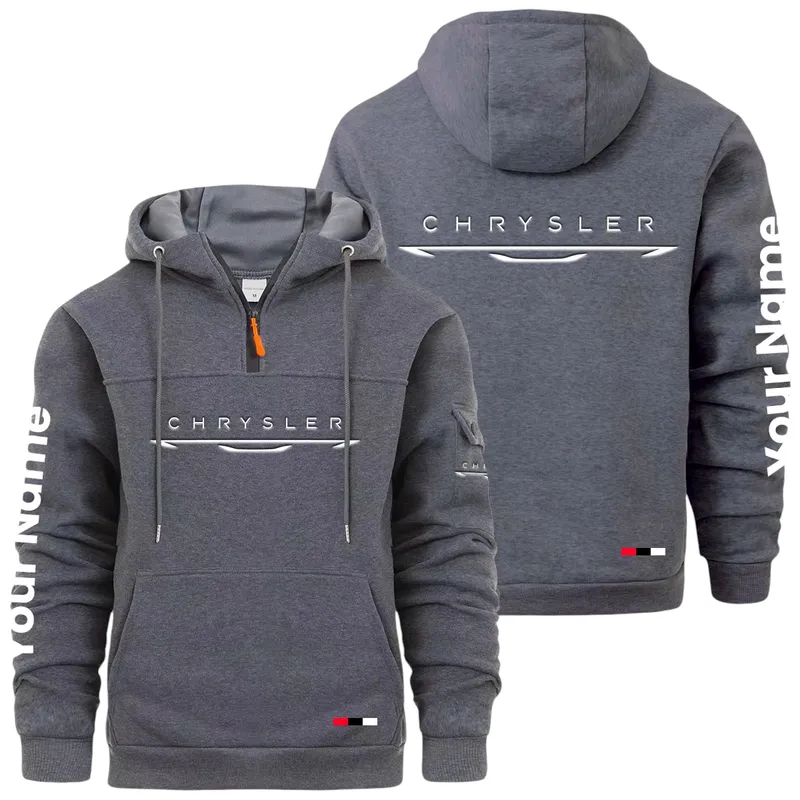 Full-Size Car Large Pocket Hoodie, Automotive Spirit Pocket Hoodie CAR514 - Dark Gray
