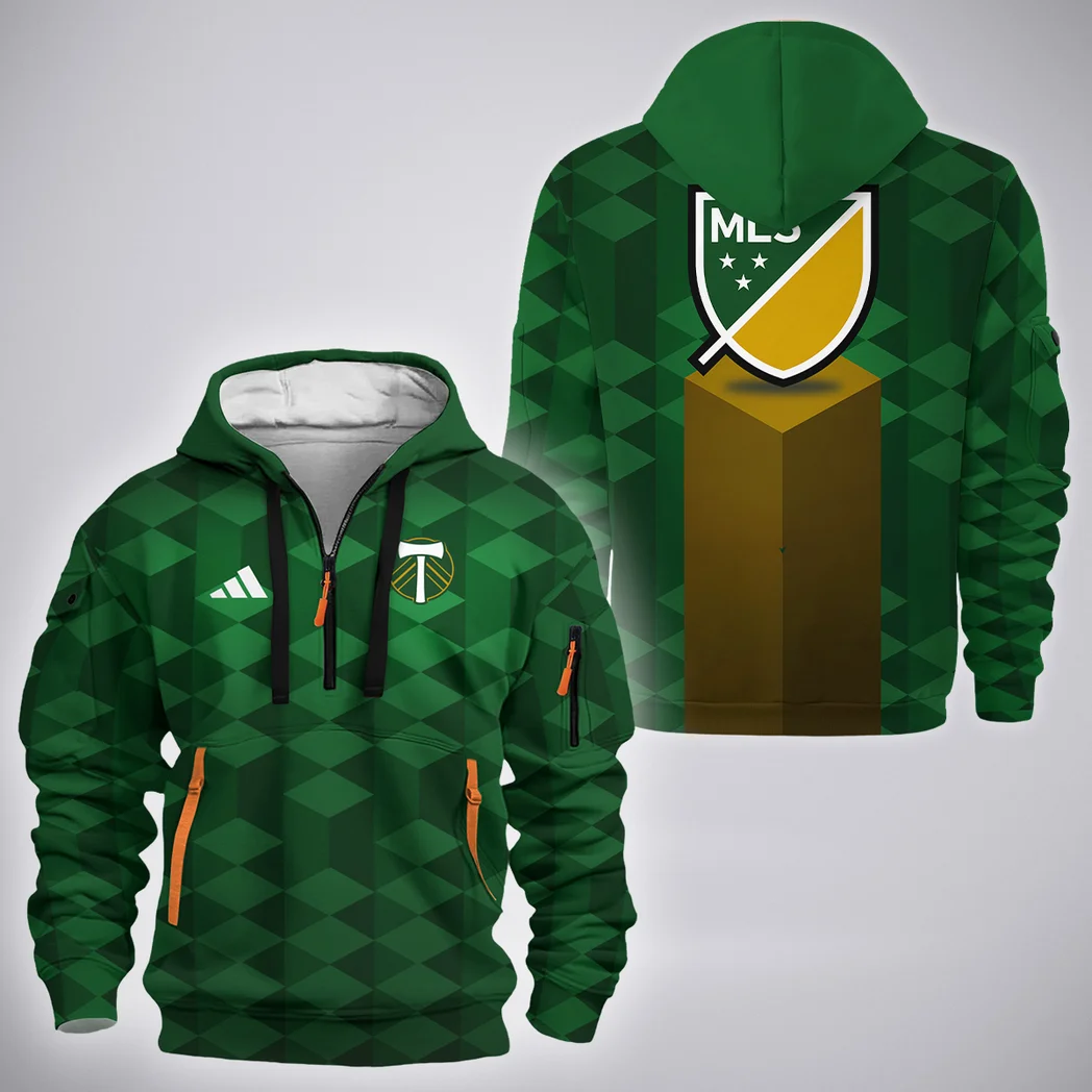 Game Beat Hoodie Half Zip 3D, Sport Spirit Hoodie HVN1311PT