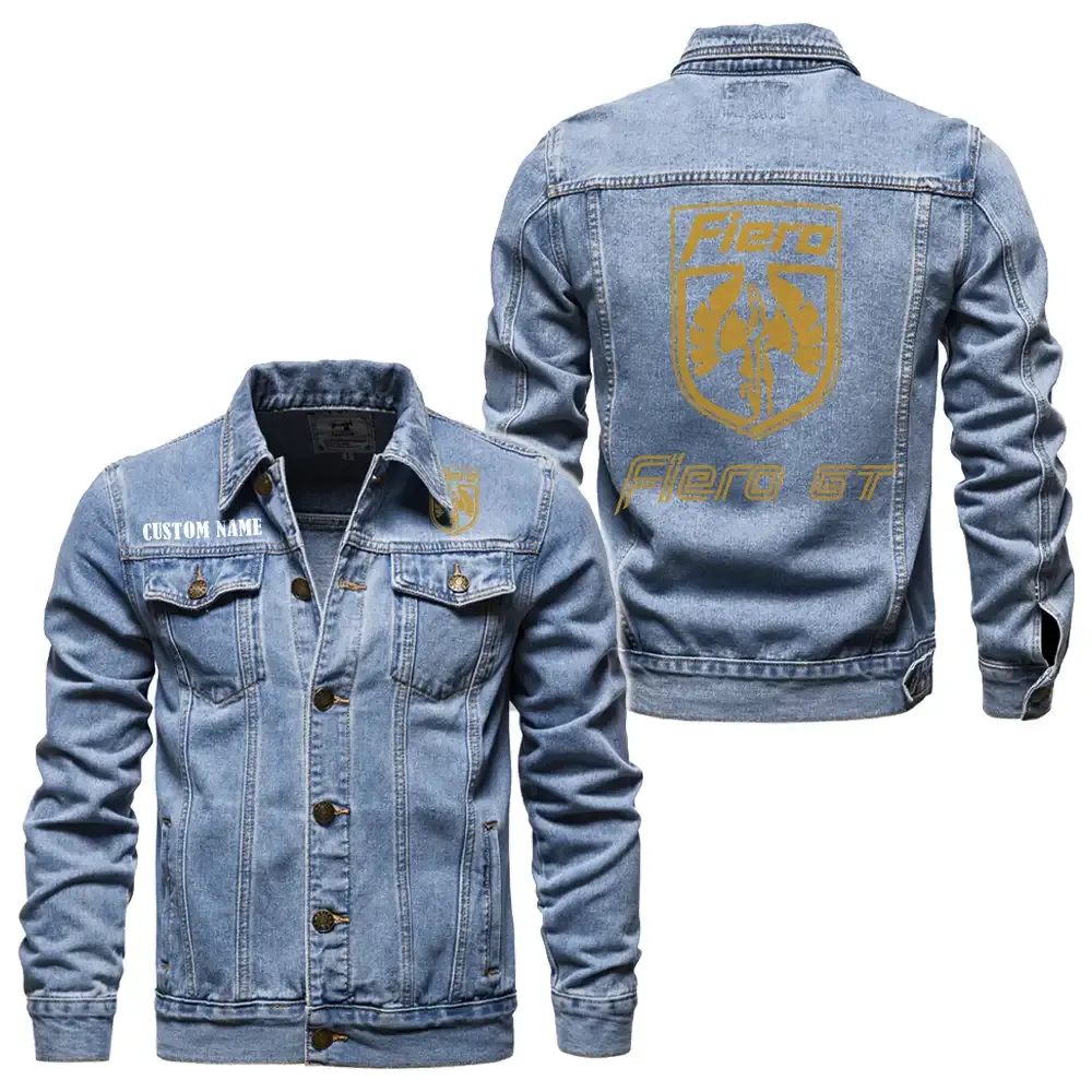 Garage Gear Denim Jacket, All-Season Denim for Riders CAR190 - Light Blue