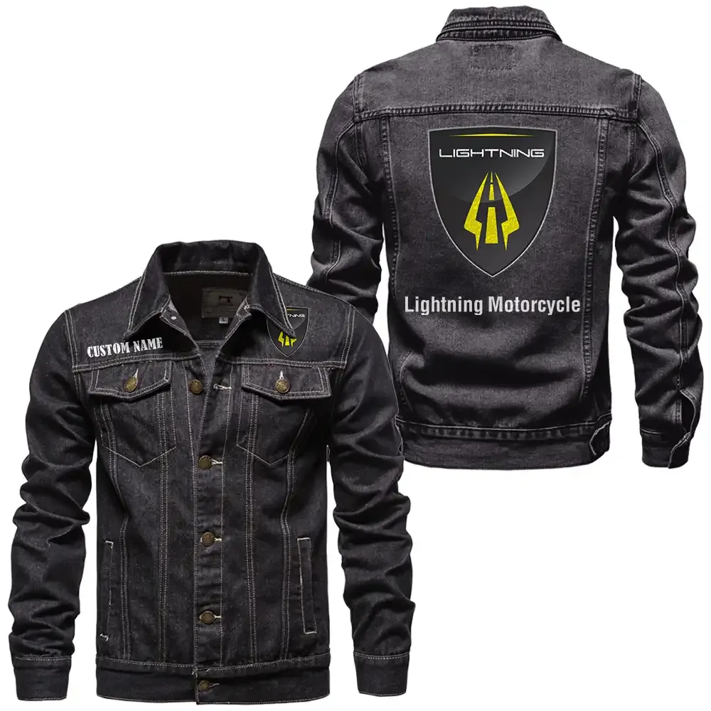 Garage Spirit Denim Jacket, Denim Spirit for Drivers CAR190 - Black