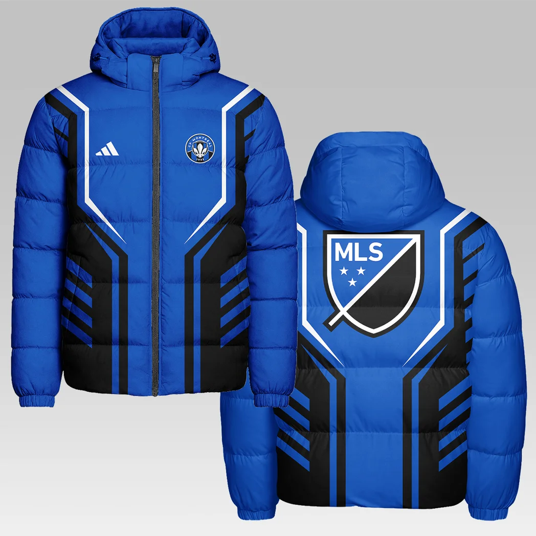 Goal Energy Hooded Cotton Jacket, Heavyweight Stadium Night Coat HVN1310MF