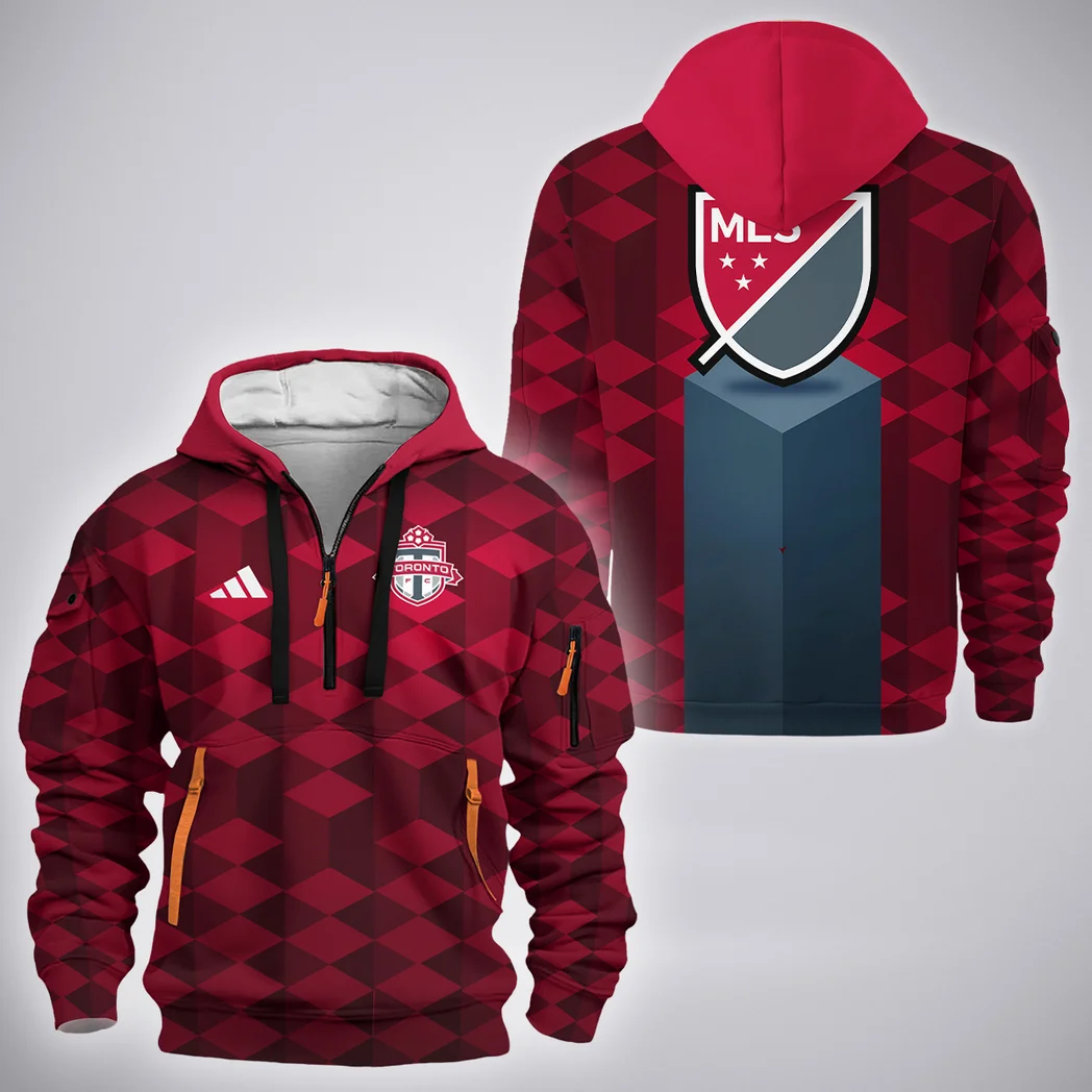 Goal Rising Hoodie Half Zip 3D, Lifestyle Fan Half-Zip Hoodie HVN1311TF