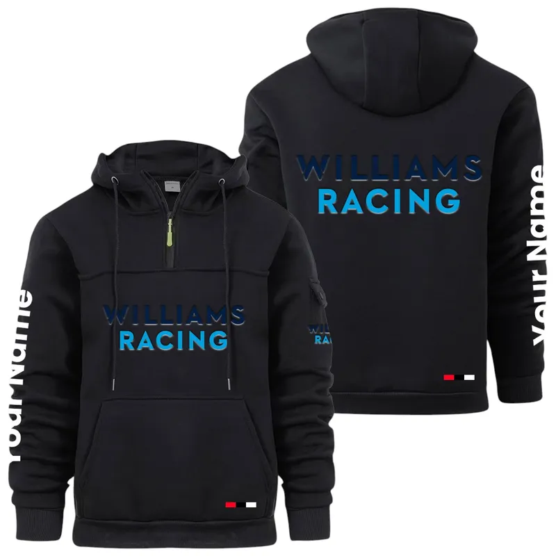 Grand Prix Team Car Large Pocket Hoodie, Road-Driven Comfort Hoodie CAR514 - Black