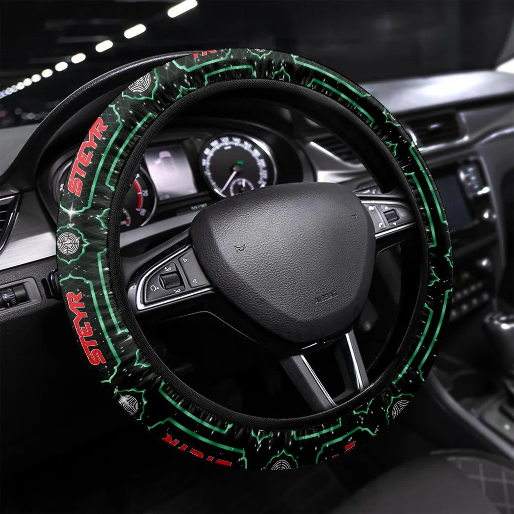 Harvest-Ready Tractor Steering Wheel Cover 3D Print, High-Performance Steering Cover CAR550 - Green
