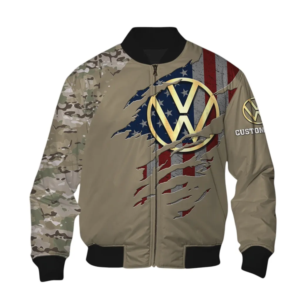 Hatchback Car Bomber Jacket, Bomber Jacket Supporters Wear CAR460