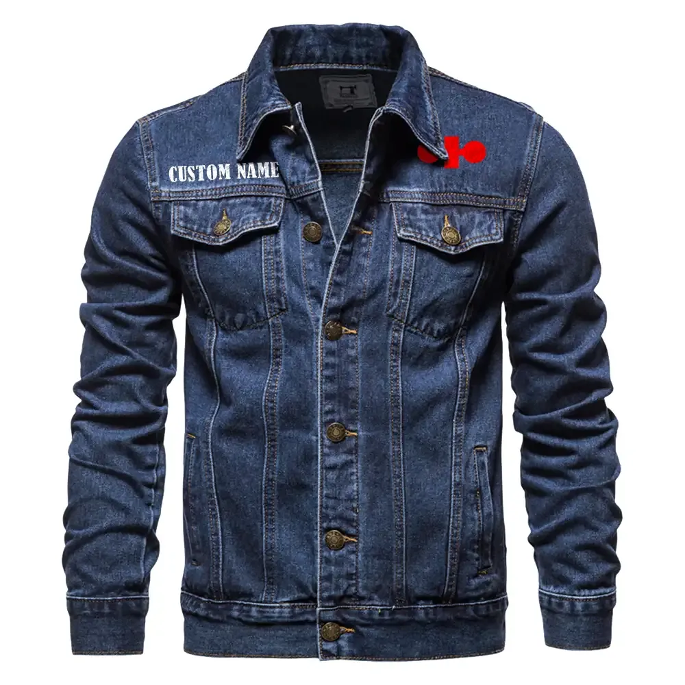 Heavy Duty Machine Denim Jacket, Garage Life Denim Jacket CAR190 - Dark Blue