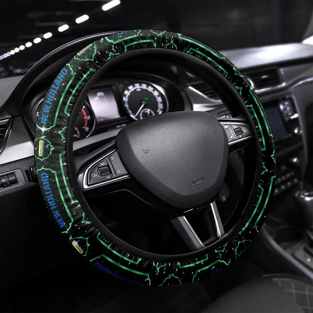 Heavy Farm Steering Wheel Cover 3D Print, Performance Car Enthusiast Wheel Cover CAR550 - Green