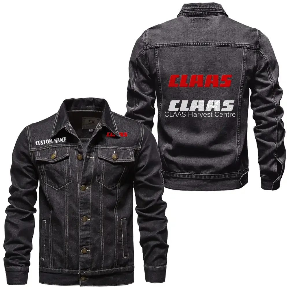 High-Efficiency Harvester Denim Jacket, Street Spirit Denim Jacket CAR190 - Black