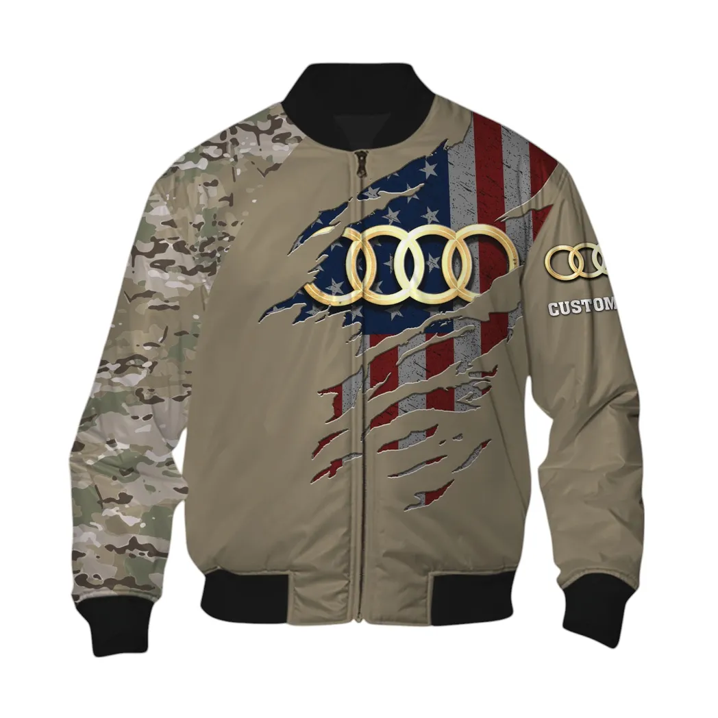 High-End Car Bomber Jacket, Personalized Bomber Jacket Fans CAR460