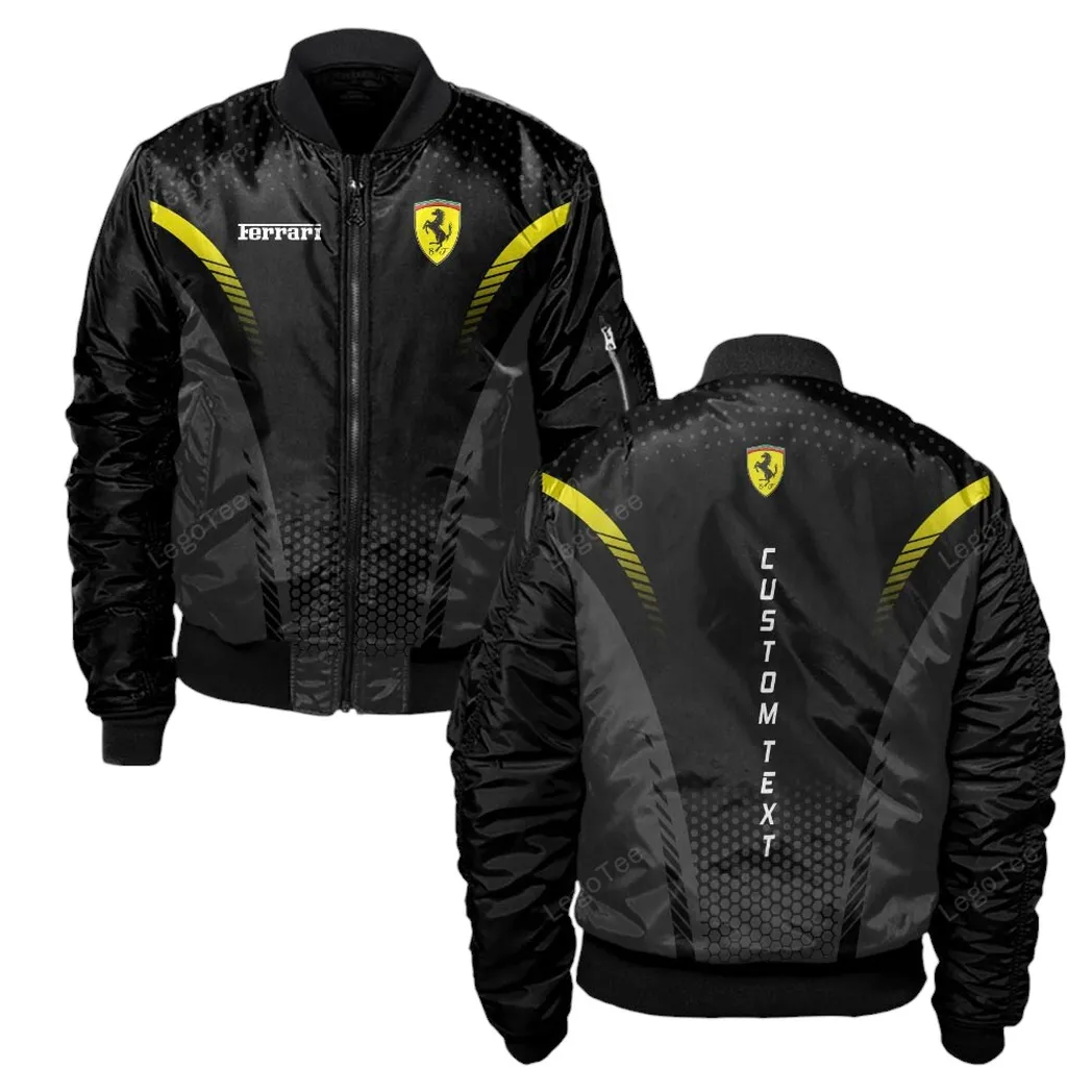 High-Performance Coupe Bomber Jacket, Custom Sports Bomber Gear CAR108