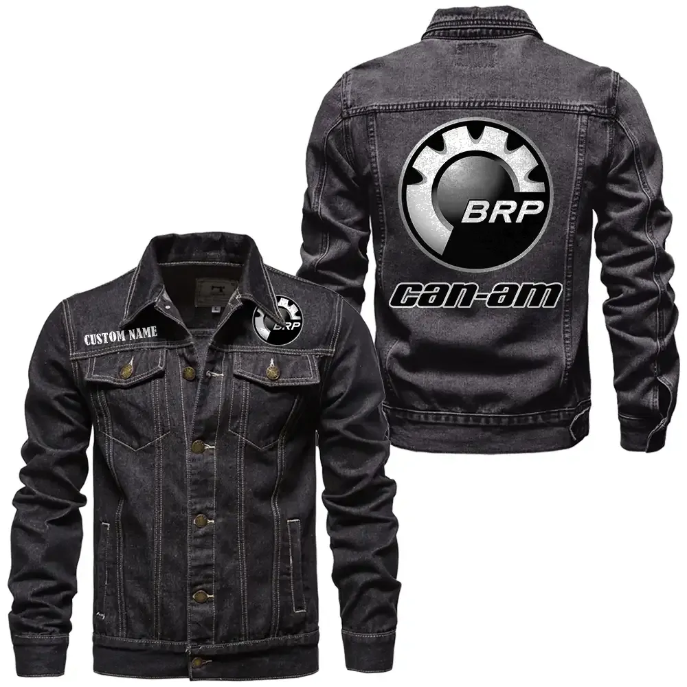 High-Performance Off-Roader Denim Jacket, Denim Strength for Drivers CAR190 - Black