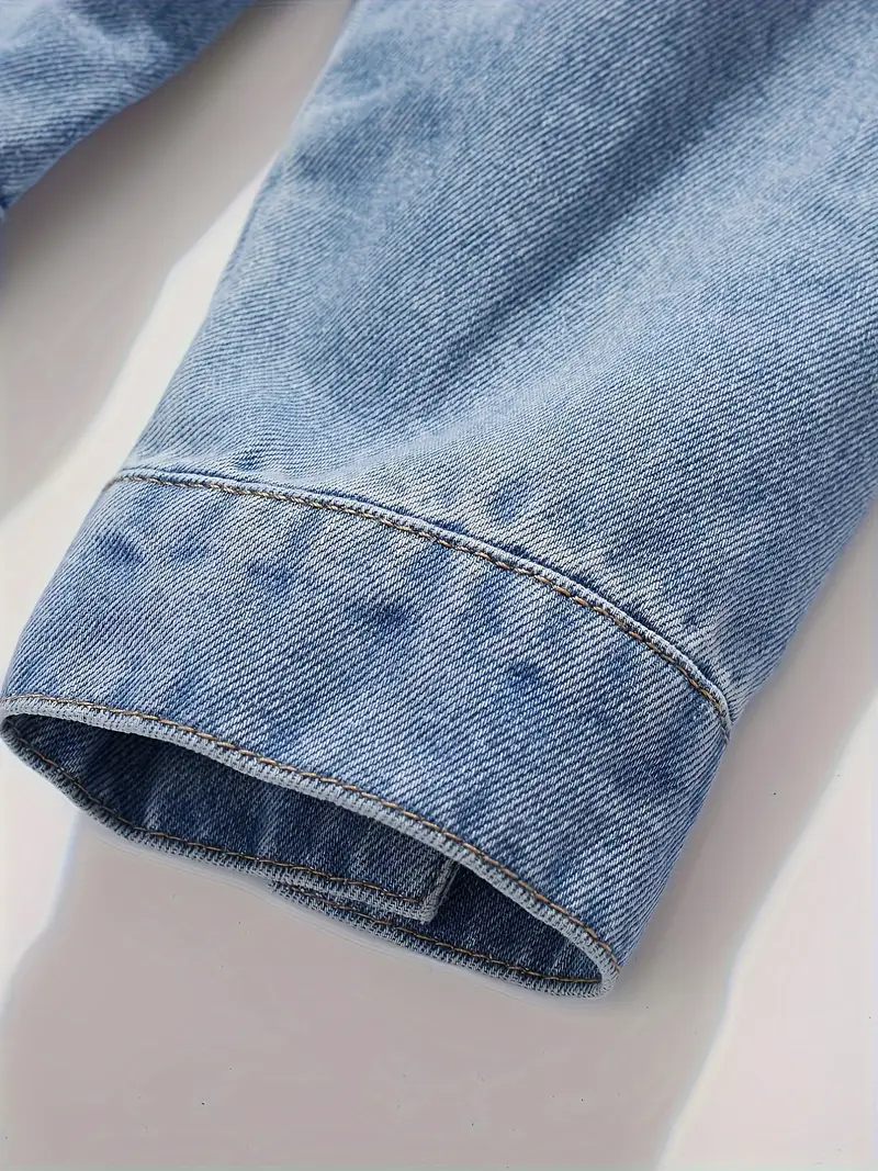 Horizon Vessel Denim Jacket, All-Season Denim for Riders CAR190 - Light Blue - Image 3