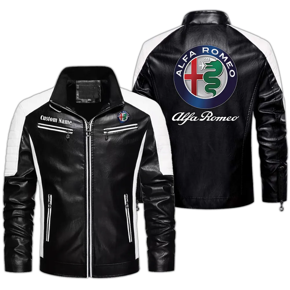 Italian Classic Men's Pu Leather Jacket, Rider Pride PU Jacket CAR040 - Black