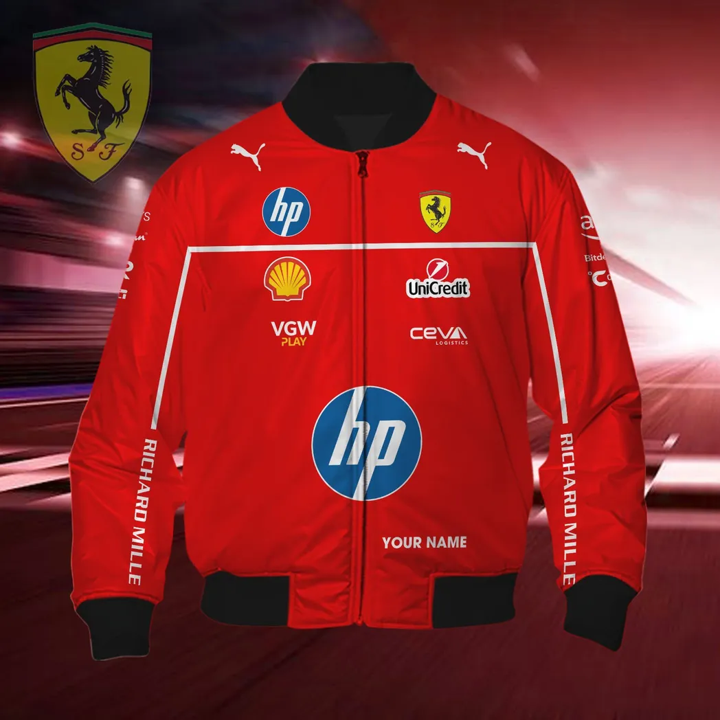 Italian Racing Legend Bomber Jacket, Cool Bomber Jacket Sports CAR418