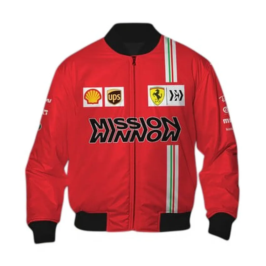 Italian Racing Legend Bomber Jacket, Fan Gear Bomber Jacket CAR407
