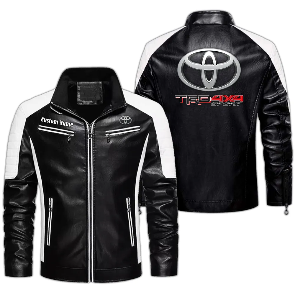 Lifestyle Fit Men's Pu Leather Jacket, Car Culture PU Jacket CAR040 - Black