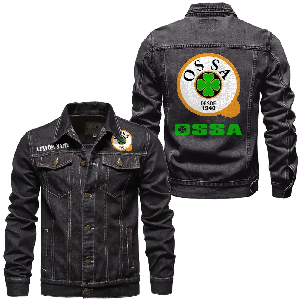 Lifestyle Gear Denim Jacket, Auto-Inspired Denim Look CAR190 - Black