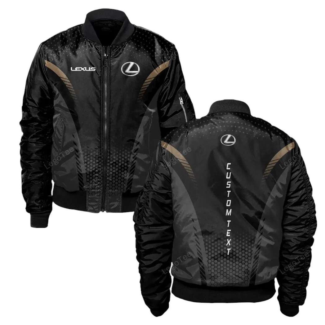 Luxury Car Bomber Jacket, Custom Game Day Bomber CAR108