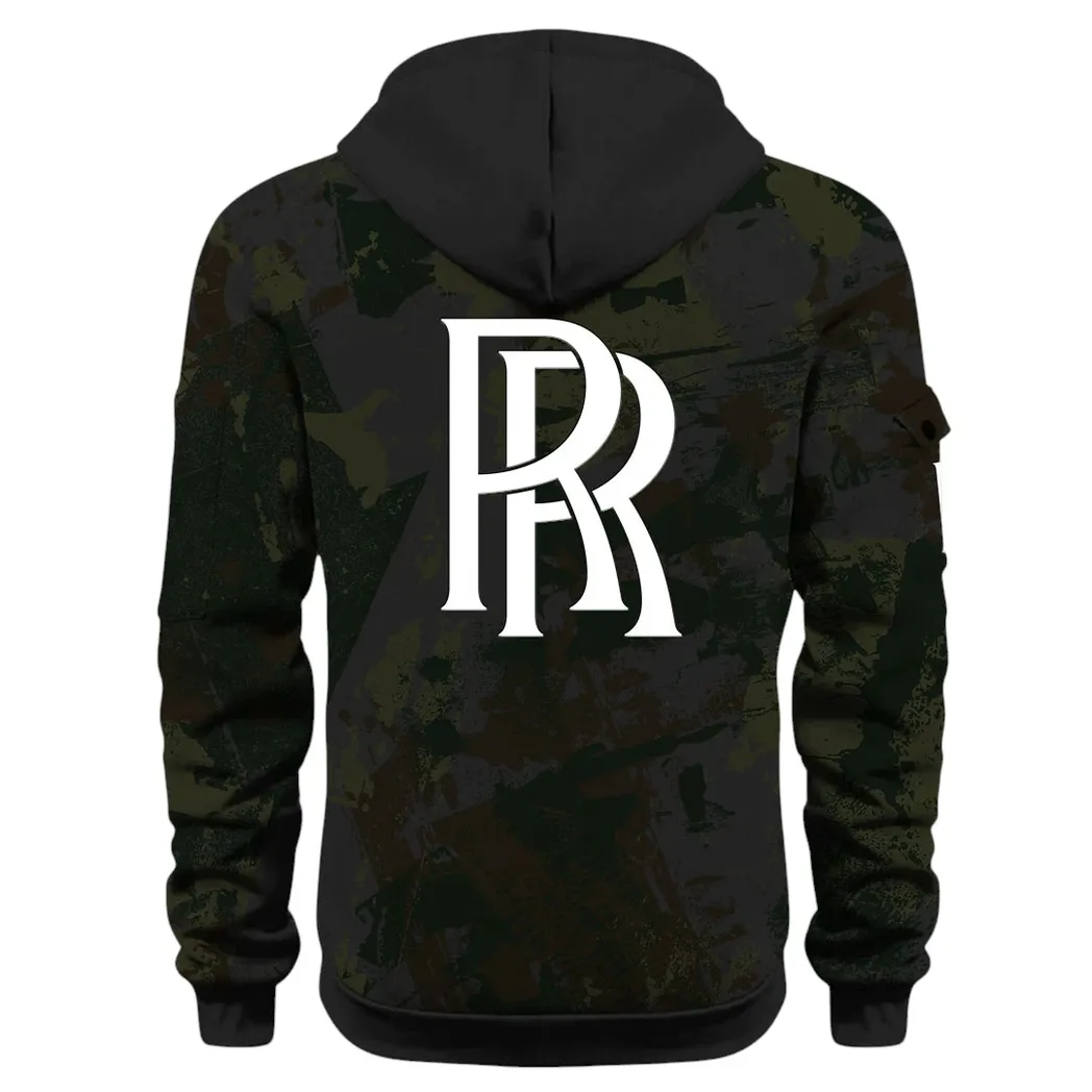 Luxury Performance Auto Hoodie Half Zip 3D Print, Casual Street-Ready Hoodie CAR514 - Black - Image 3