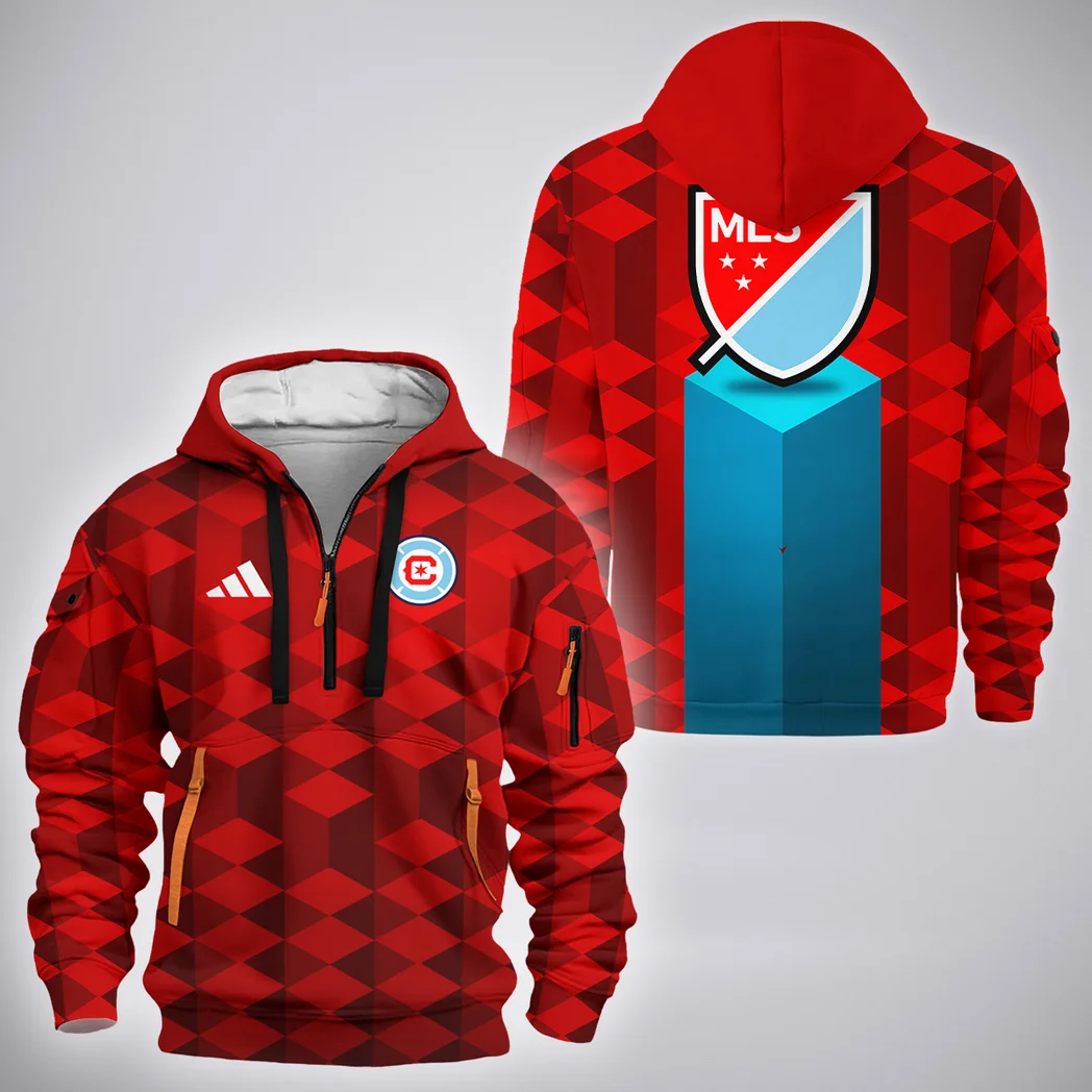 Match Core Hoodie Half Zip 3D, Active Supporter Half-Zip Hoodie HVN1311CF