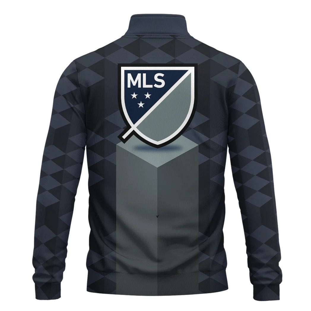 Match Pulse Quarter-Zip Sweatshirt, Sport Fan Quarter-Zip Style HVN1311SD - Image 3