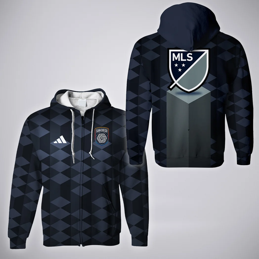Match Pulse Zipper Hoodie, Game Day Full-Zip Hoodie HVN1311SD