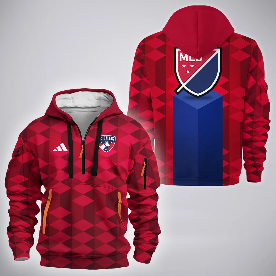 Match Rhythm Hoodie Half Zip 3D, Everyday Comfort Half-Zip Hoodie HVN1311FC