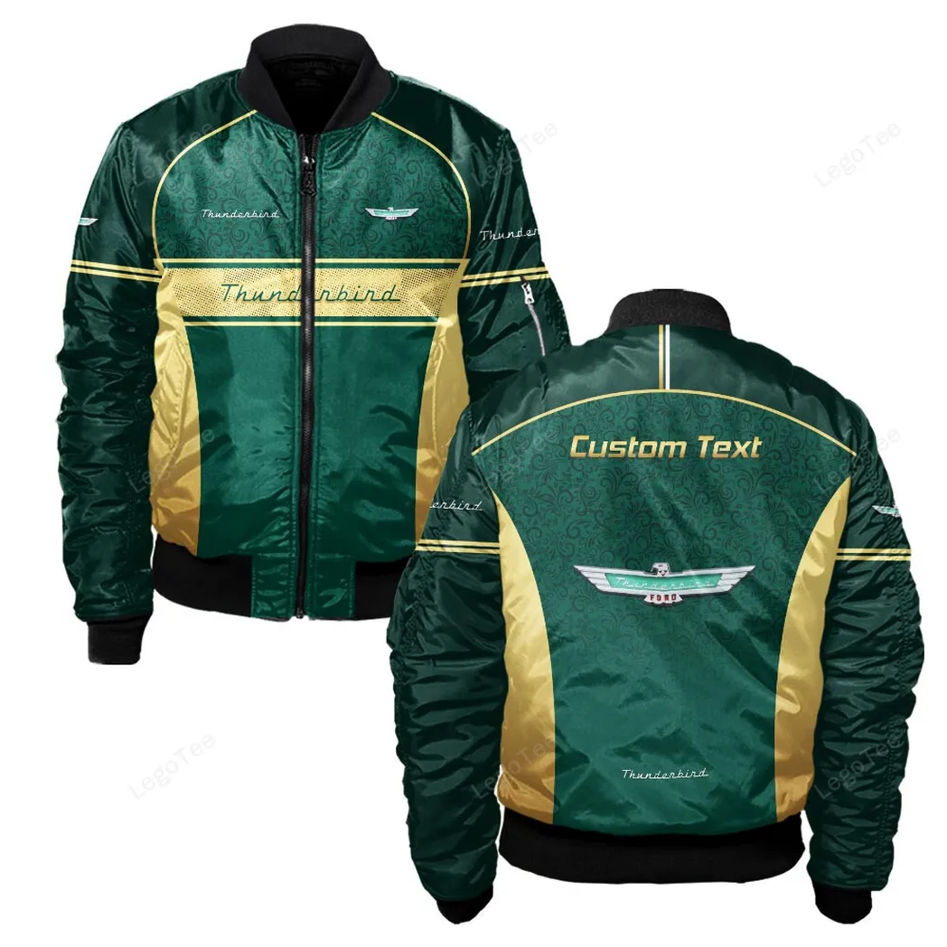 Mid-Century Auto Legend Bomber Jacket, Custom Bomber Jacket Men CAR137