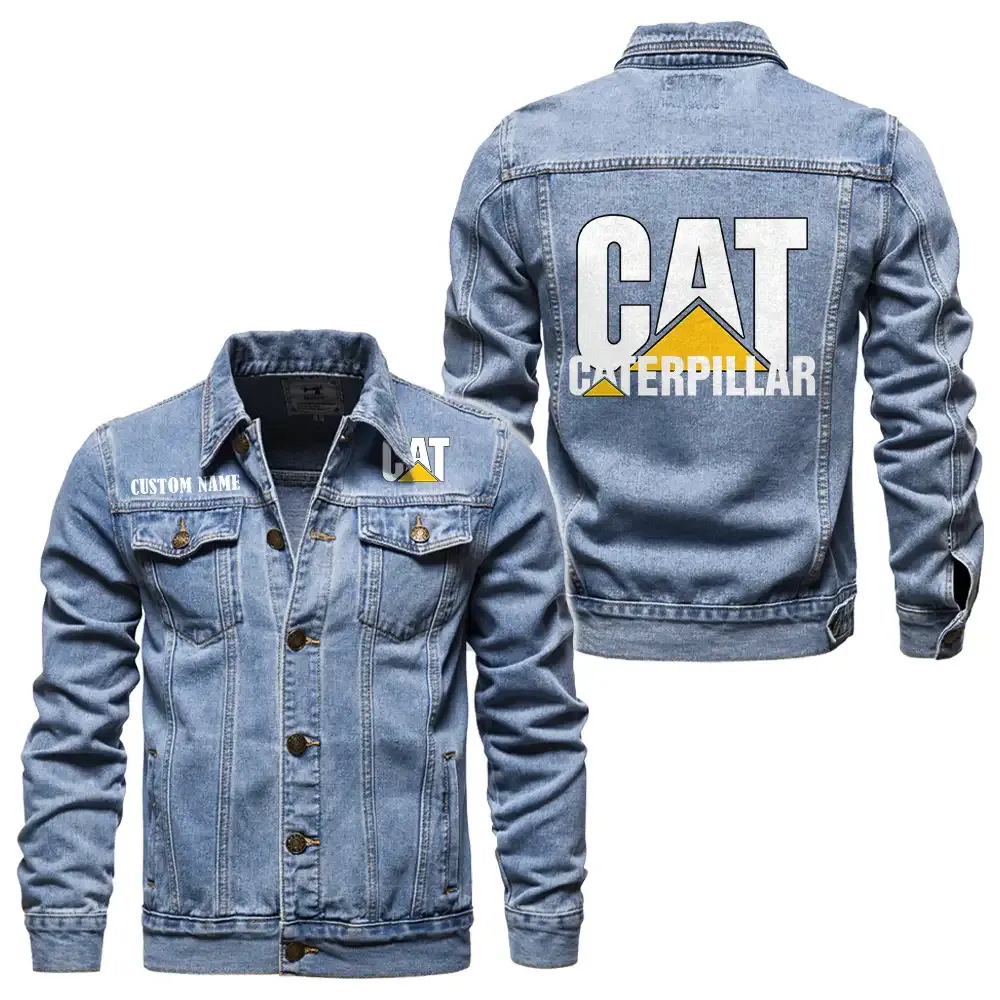Mining Equipment Denim Jacket, Road Life Denim Ready CAR190 - Light Blue